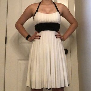 Speechless white pleated halter top